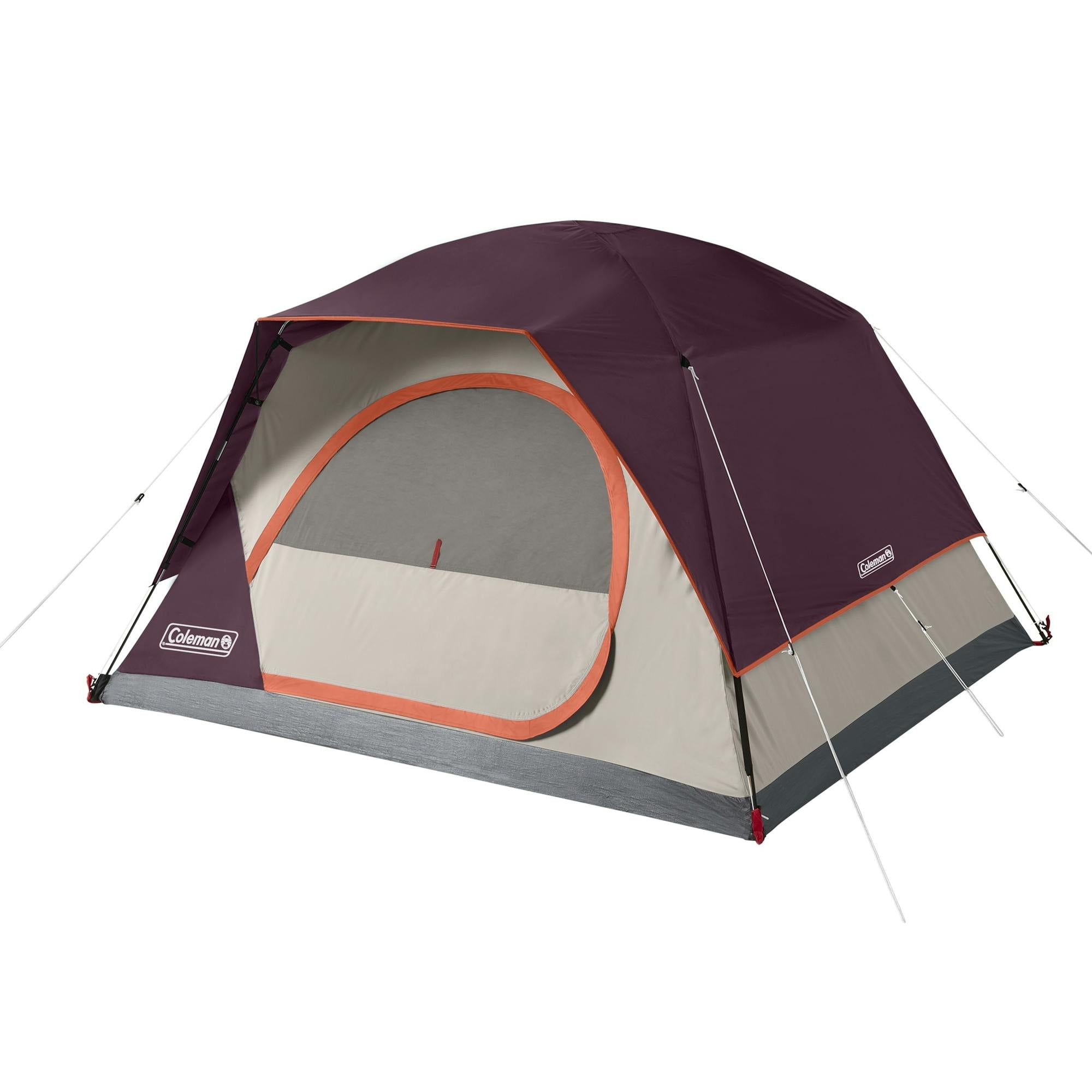 Blackberry 4-Person Three Season Dome Camping Tent with Carry Bag