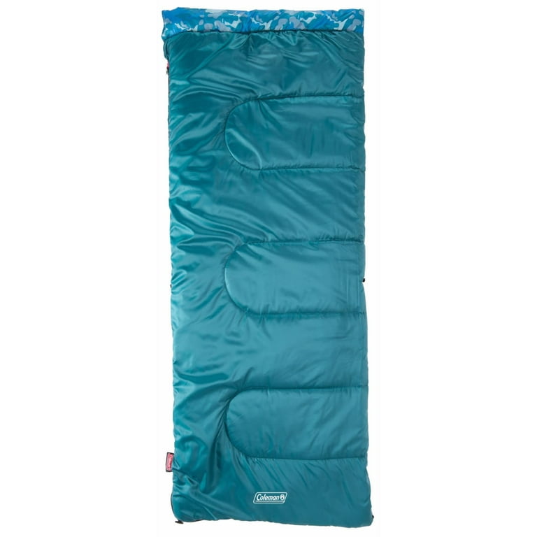 Coleman Kids 45°F Sleeping Bag for Children up to 5ft 5in Tall