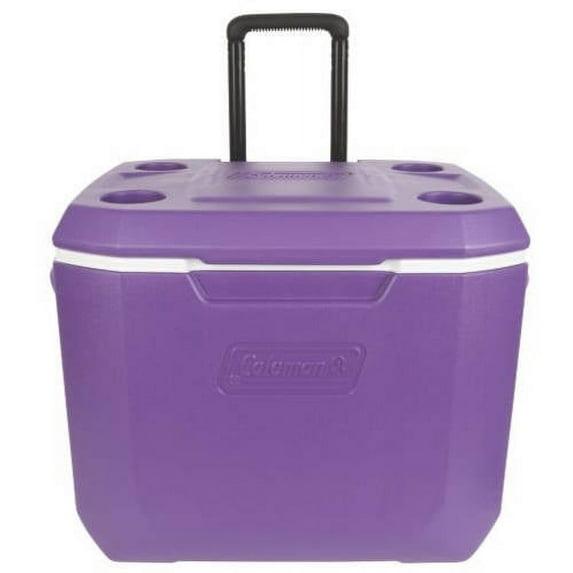 Coleman 50 qt. Xtreme Hard-Sided Rolling Cooler, Purple