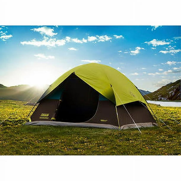 Coleman 6 Person Dark Room Fast Pitch Dome Tent