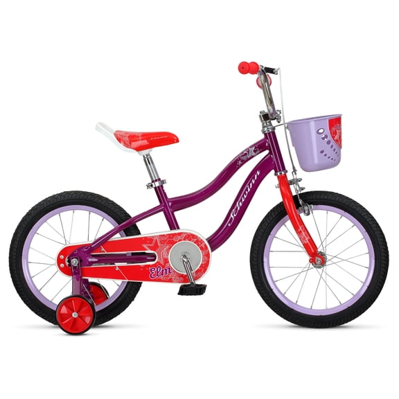 Schwinn Elm Kids Bike, 16-Inch Wheels, Single Speed, Ages 3-5, Purple