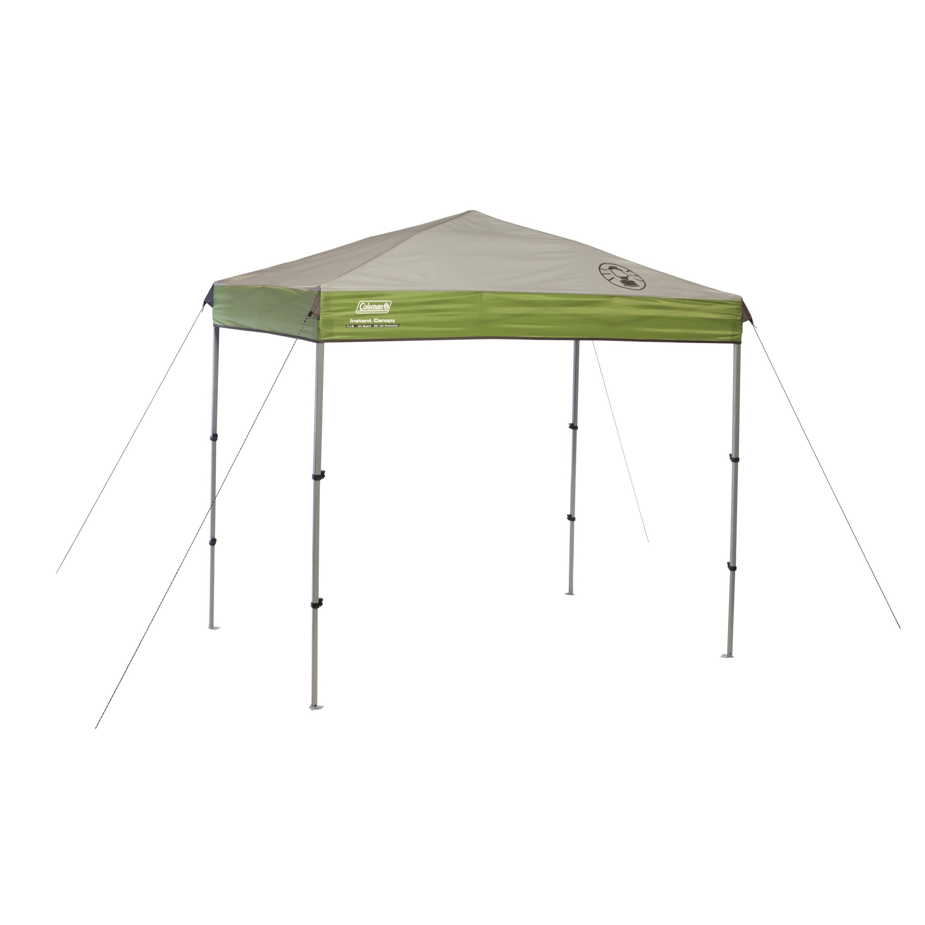 Coleman 7' x 5' Canopy Sun Shelter Tent with Instant Setup, Green - image 1 of 10