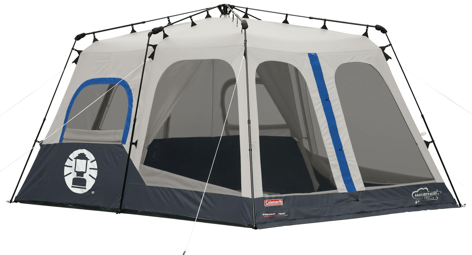 Coleman 8-Person Cabin Camping Tent with Instant Setup, Blue