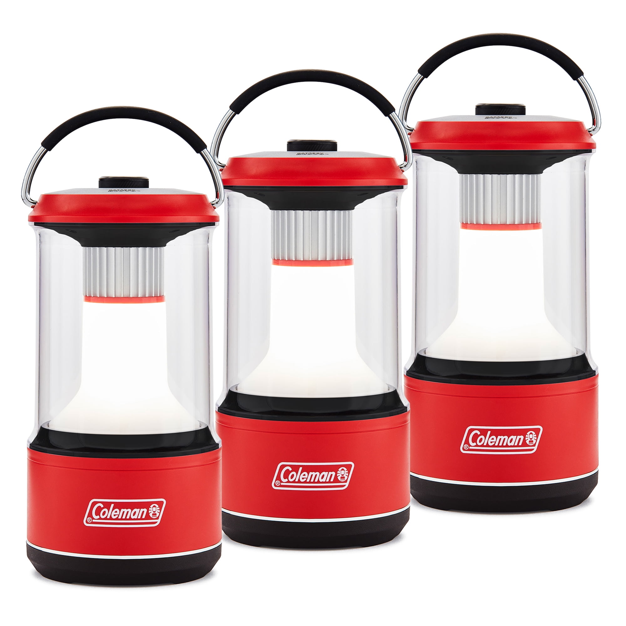 Coleman 500 Lumens Classic LED Lantern, Red