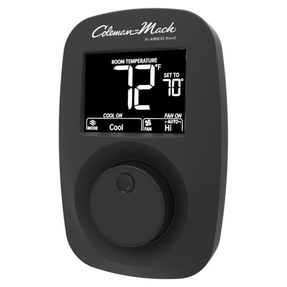 Coleman 9420381 Heat/Cool Wall Thermostat Digital, Black