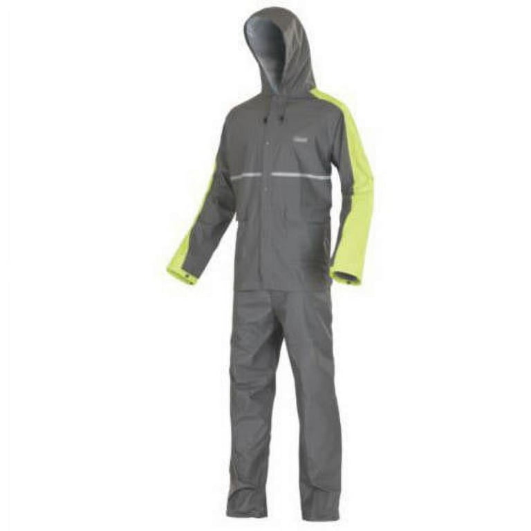 Coleman Adult Gulf PVC Nylon Rain Suit Gray Size M L Walmart