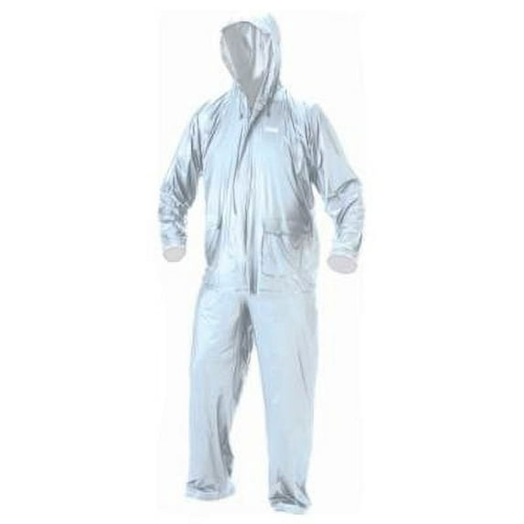 Coleman Adult Unisex 2-Piece Lightweight Waterproof 10mm PVC Rain Suit, Large, Clear