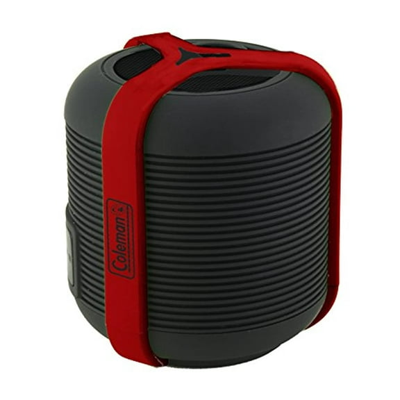 Coleman Waterproof Hands Free Speaker for Universal Smartphones Red