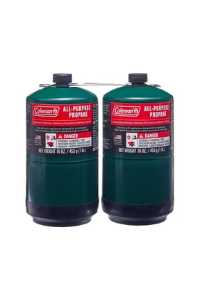 All-Purpose Propane Gas Cylinder, 16 ounce, 2-Pack