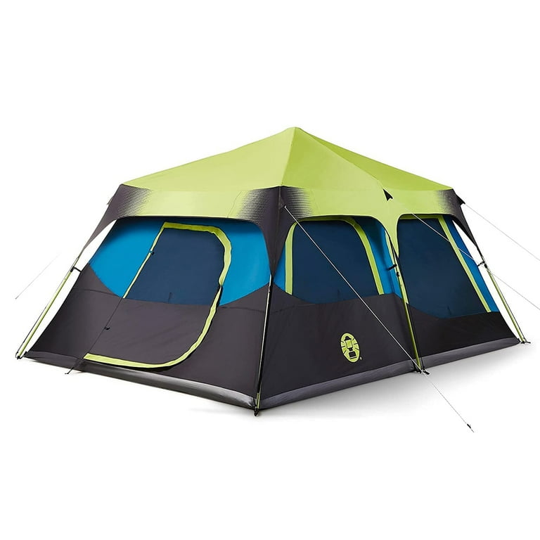 Coleman All Seasons 10 Person Dark Room Fast Pitch Cabin Tent for Camping Walmart