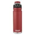thumbnail image 1 of Coleman Autoseal FreeFlow Stainless Steel Insulated Water Bottle, 24 oz, Heritage Red, 1 of 10