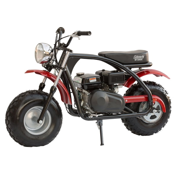 Coleman BT200X 196cc Gas Powered Mini Bike, Black/Red - Walmart