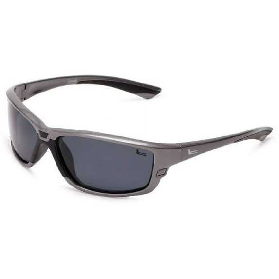 Coleman Bayliner C6037 C2 Polarized Rectangular Sunglasses,Shiny Metallic Grey,139 mm