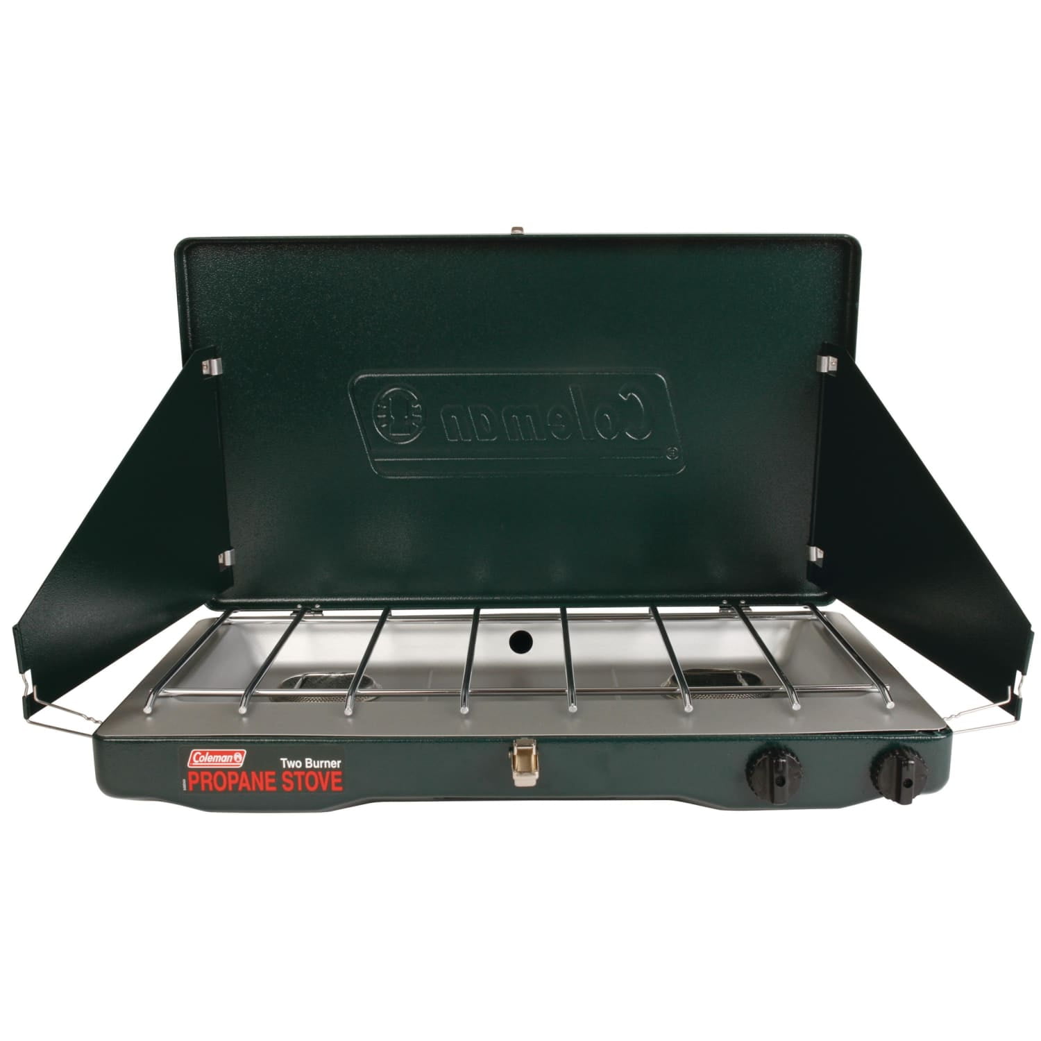 Coleman Brand, Matchlight 10,000 BTU 2-Burner Propane Stove, black