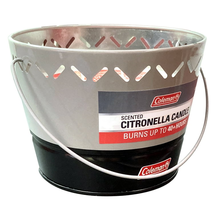 Coleman Brand Triple Wick Citronella Candle 20oz 2-Tone Coleman Brand Triple Wick Citronella Candle 20oz 2-Tone
