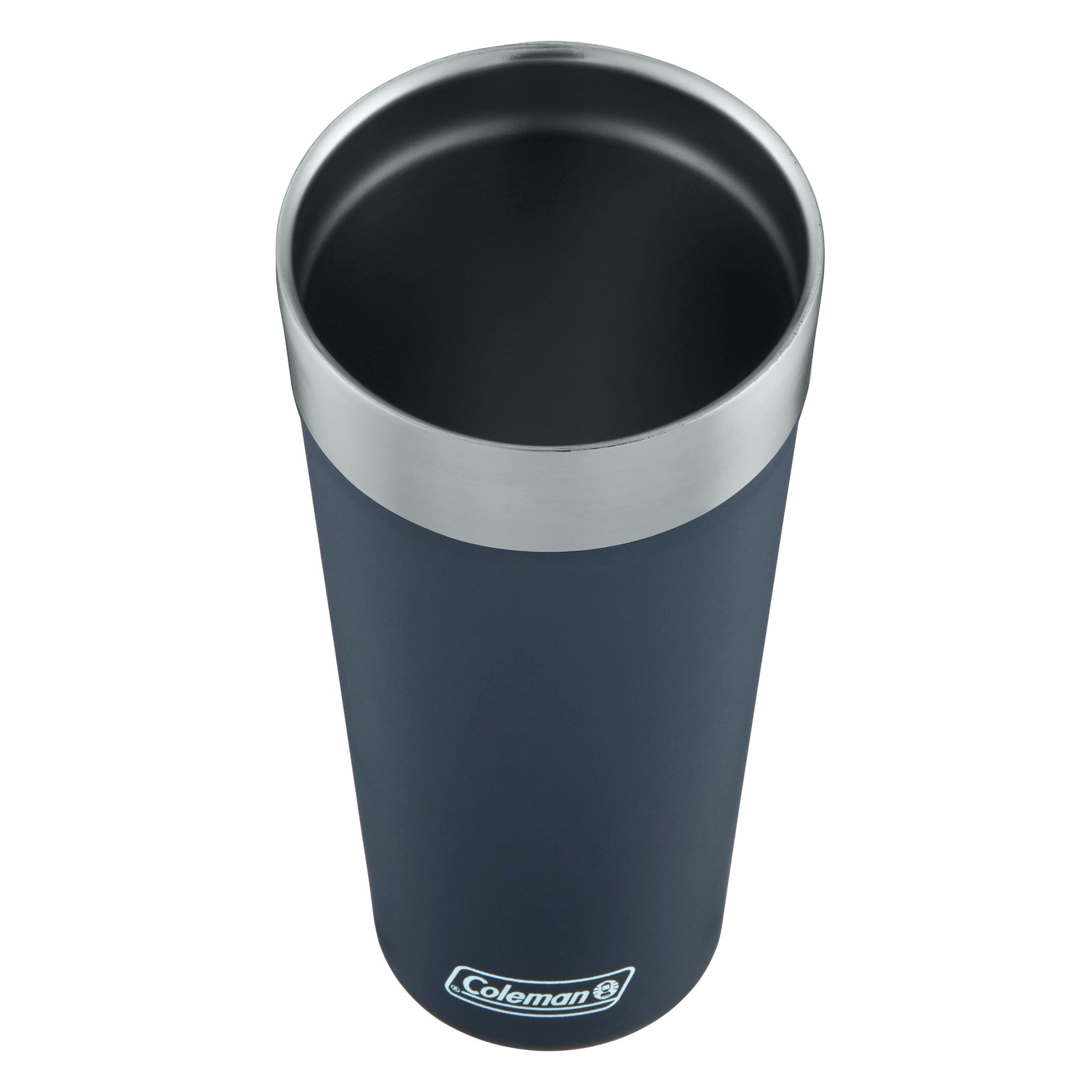 30　Nights　Insulated　Tumbler,　Stainless　Brew　oz.,　Blue　Coleman　Steel