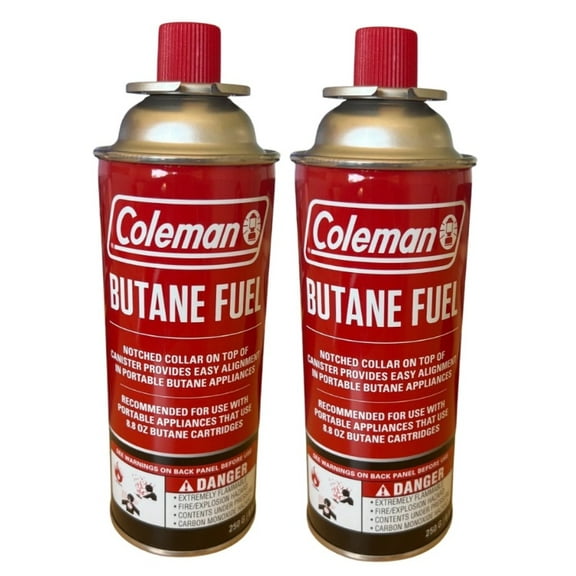Coleman Butane Canister for Portable Stoves Appliances - 8.8oz ( 2 pack )