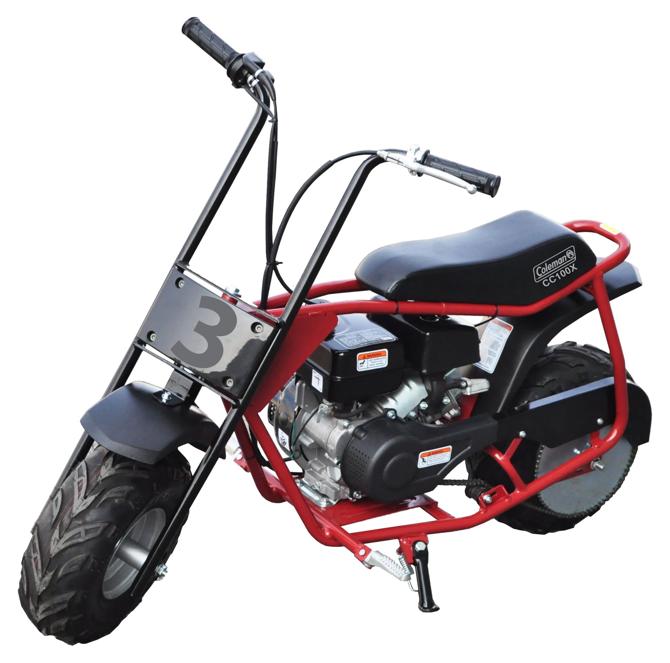 Coleman CC100X Gas Powered 98cc Red Power Ride-On Mini Bike - image 1 of 7