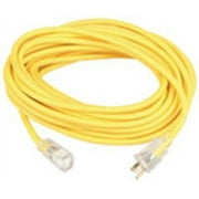 Coleman Cable 01698 Yellow American Contractor 50' 12/3 Insulated Outdoor Extension Cord