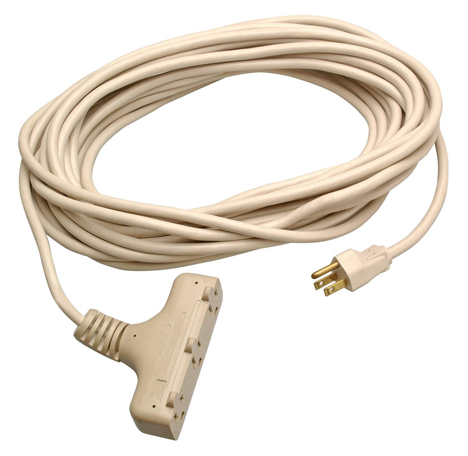 Coleman Cable 02357 16/3 40' Beige Tri-Source Outdoor Landscape