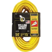 Coleman Cable 02884 50 12/3 Jacket Extension Cord, Yellow