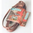 thumbnail image 1 of Coleman Cable 09409 Flatplug Extension Cord 2-Prong with Glowing Plug, 11-Foot, Brown, 1 of 1