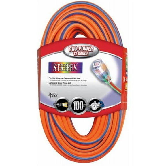 Southwire Extension Cord,12 AWG,125VAC,100 ft. L 2549SW003V