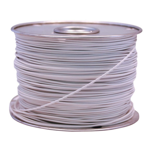 ROAD POWER 100 Ft. 12 Ga. PVC-Coated Primary Wire, White 55671423