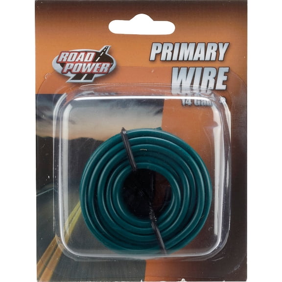 Coleman Cable 14-1-15 14-Gauge 17-Foot Automotive Copper Wire, Green