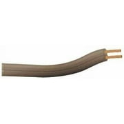 Coleman Cable Lamp Cord SPT-2 - 16/2, 300 V, Copper - 250 Ft, Brown   Indoor & Outdoor Use, NEC-Compliant