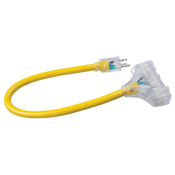 Coleman Cable 172-03482 3-Way 2' Tri-Source Allweather Cord Lighte