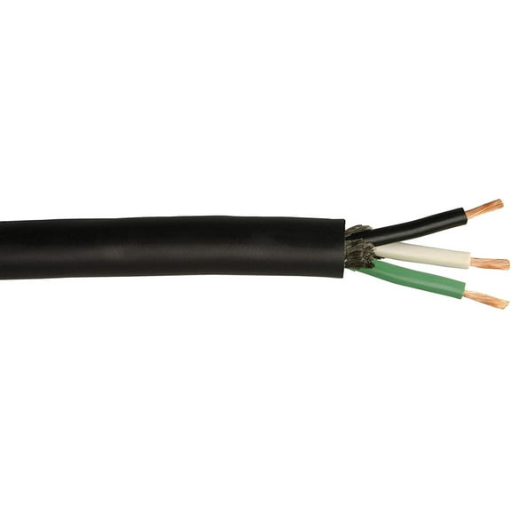Coleman Cable 232860408 SJEW Electrical Cable, 16 Awg, 250 Ft, Tpe, Black