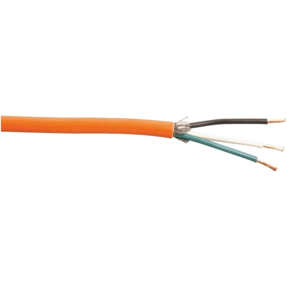Coleman Cable 20308 SJTW Service Cord, 12-Gauge 3-Conductor Cable 250-Feet Spool, Orange