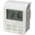 thumbnail image 1 of Coleman Cable 50009 12 Pack 7-Day Indoor Heavy Duty Digital Timer with 2-Outlets, White, 1 of 1