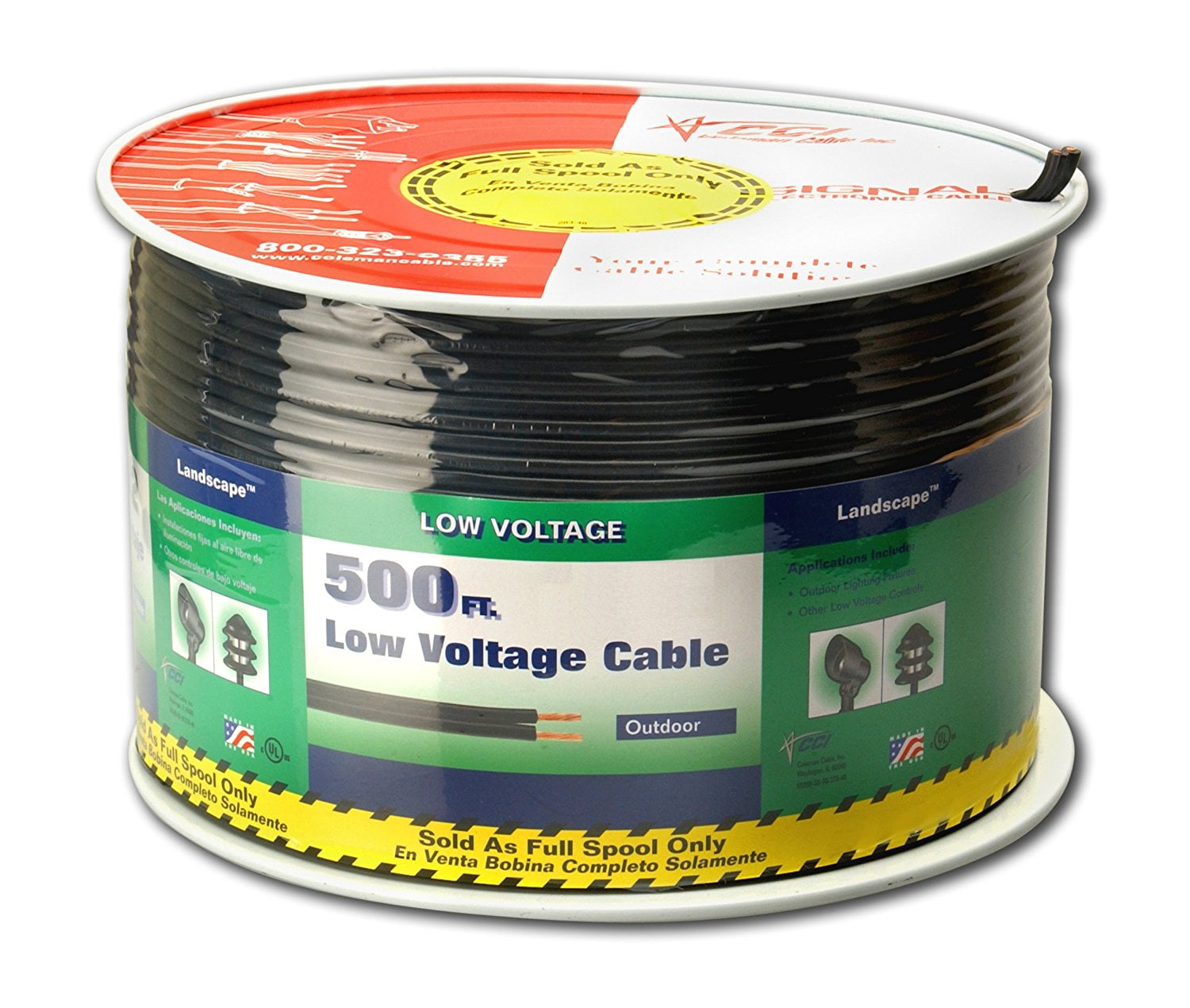 Coleman Cable 14 Gauge 2 Conductor Underground Lighting