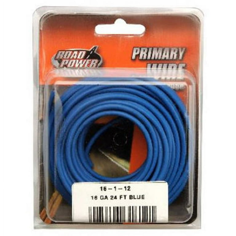 Coleman Cable 55668233 24 ft. 16 Gauge Primary Wire - Blue 
