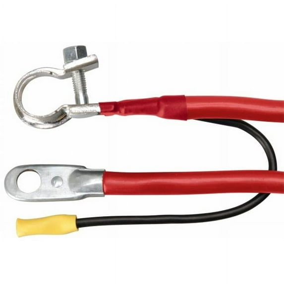 Coleman Cable 56in. Red 4 Gauge Battery Cable With Lead Wire 54-4LR