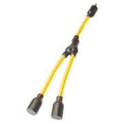 Coleman Cable 90228802 Twist-Lock "Y" Adapter
