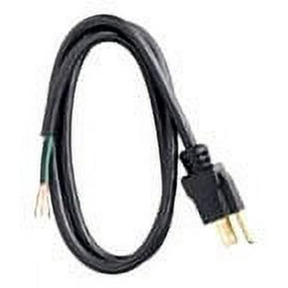 Coleman Cable 9703 16/3-Gauge SJTW Power Supply Cord, Black, 3-Foot