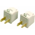 Coleman Cable 9901 3Prong To 2Prong Adapter with Grounding Outlet