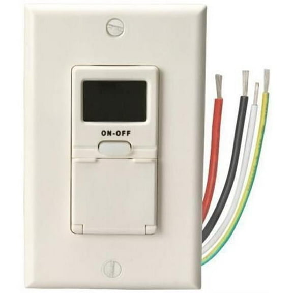 Coleman Cable  WW In-Wall 7-Day Program Timer - White
