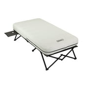 Coleman Camping Cot with Side Tables, Air Mattress & Battery Pump, Twin