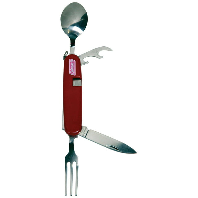 Coleman Camping Utensil Set and Bottle Opener, Stainless Steel