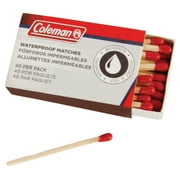Coleman Camping Waterproof Matches, 40 Pack