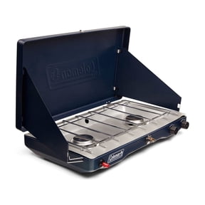 Coleman Classic 3-in-1 Camping Stove, 2 Burners, Blue Nights