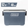 thumbnail image 1 of Coleman Classic 52 QT Hard-Sided Ice Chest Cooler, Lakeside Blue, 1 of 9