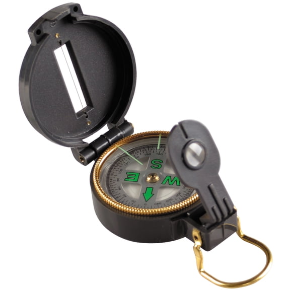 Coleman Compact Lensatic Compass Navigator, Black