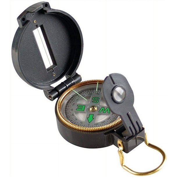 Coleman Company Lensatic Compass, Black Walmart Business Supplies