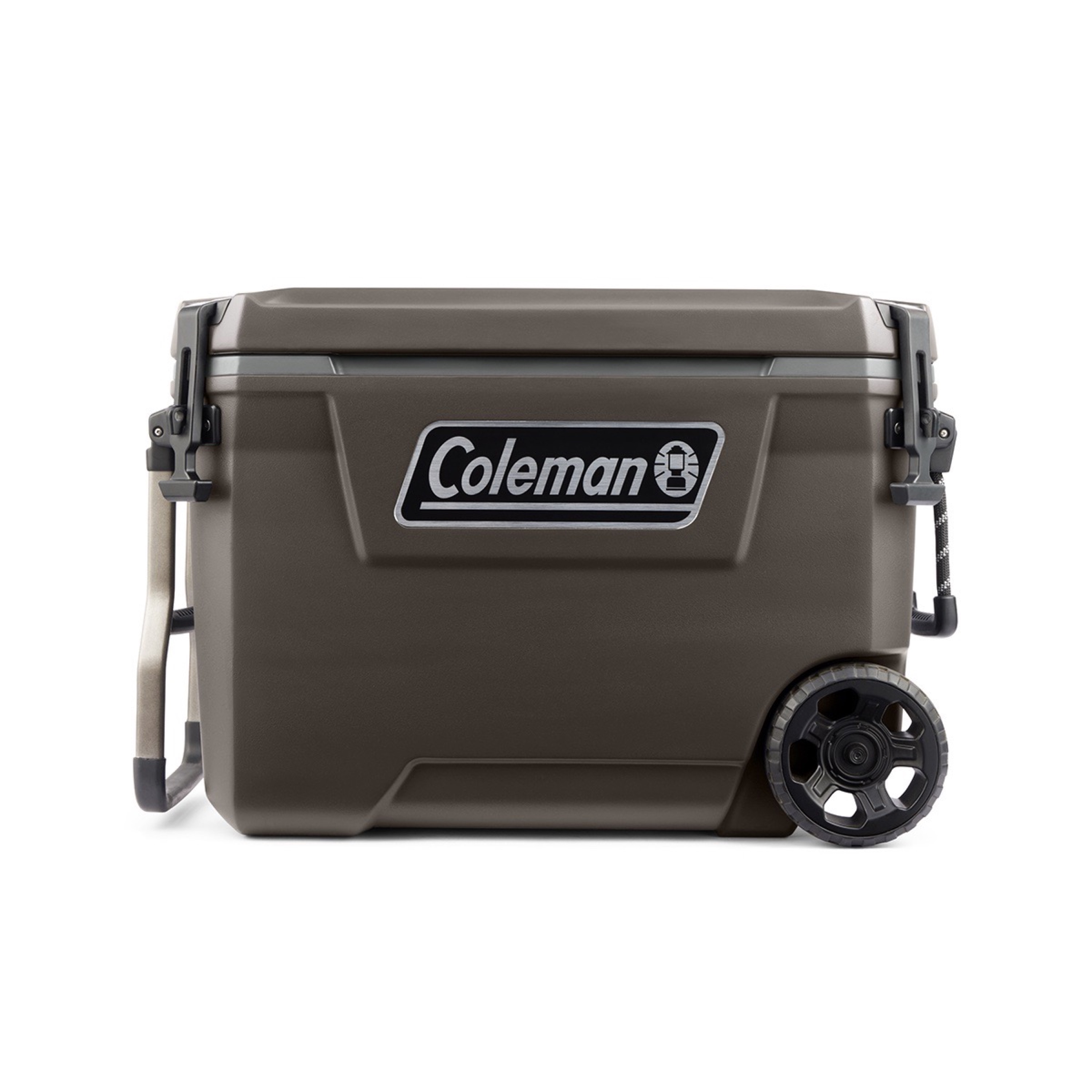 Coleman Convoy Series 65-Quart Hard Cooler with Wheels, up to 48 Cans, Brown Walnut Color - image 1 of 11