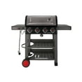 thumbnail image 1 of Coleman Cookout 4-Burner Propane Gas BBQ Grill with Side Burner & Storage Shelves 45,000 BTU, Stainless Steel, 1 of 11